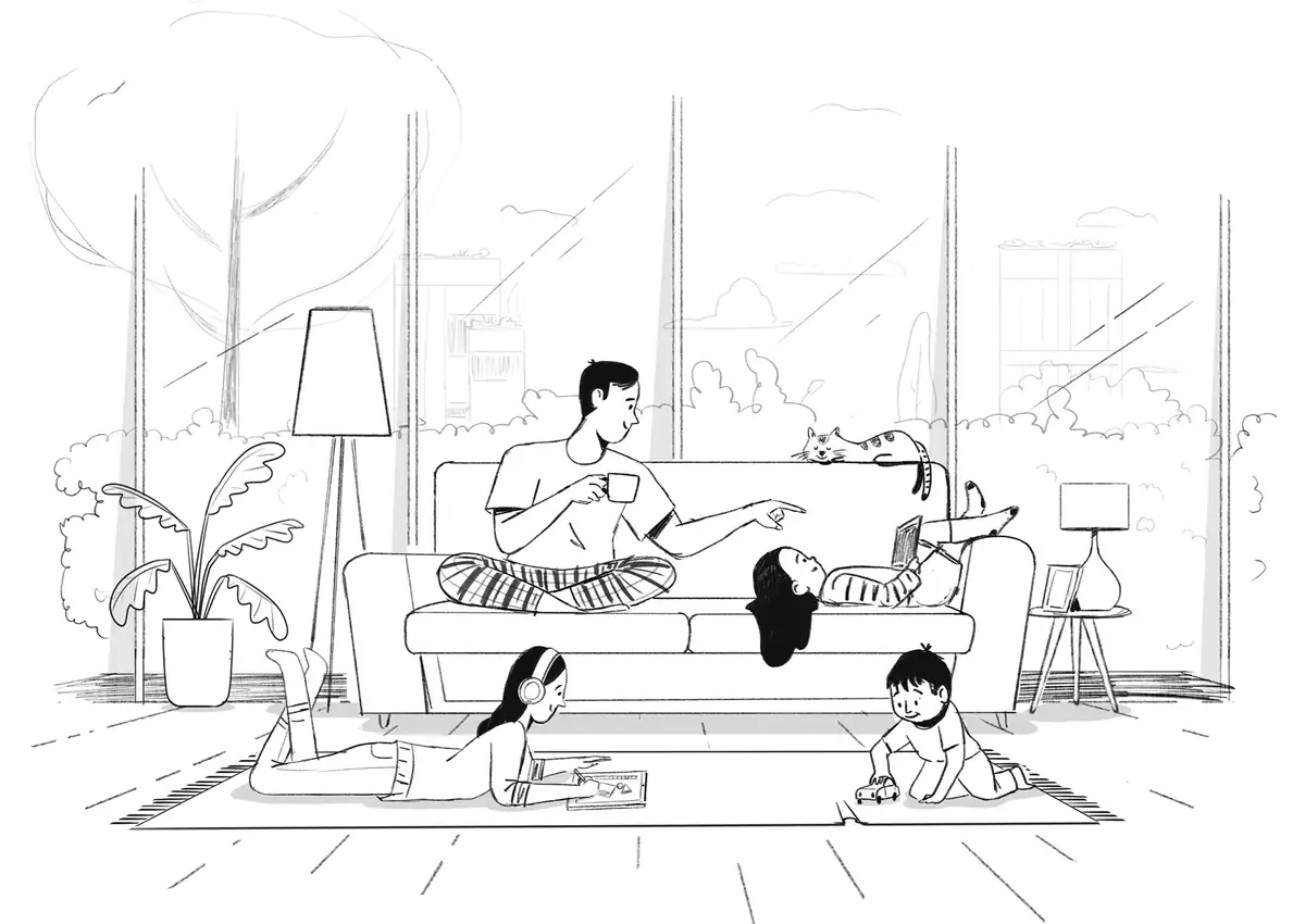 The Task: Illustrate this scene in two different artistic styles